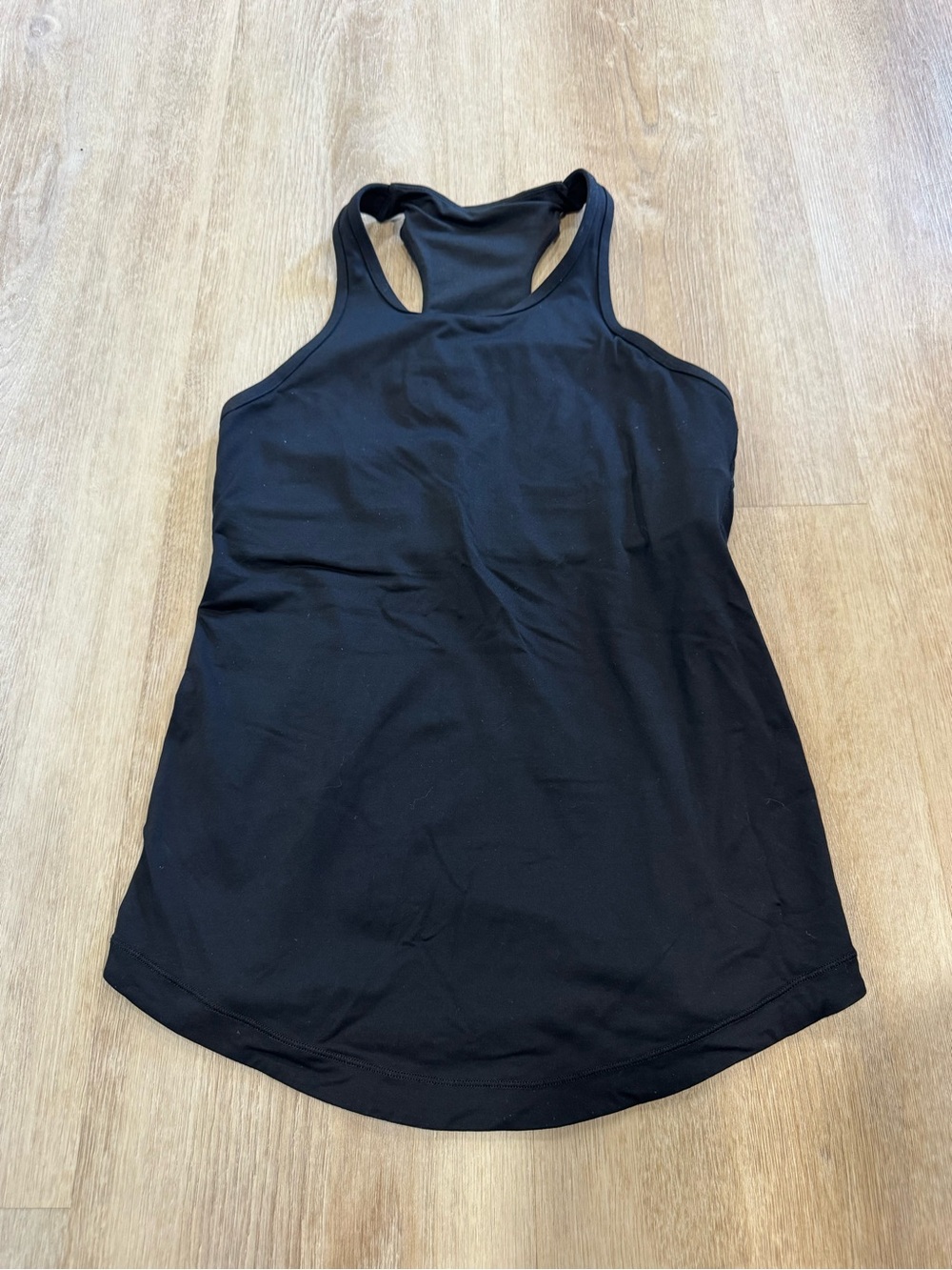 lululemon athletica Black Racerback Tank with built in bra